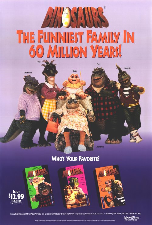 Динозавры (сериал 1991 - 1994) - трейлер и описание.