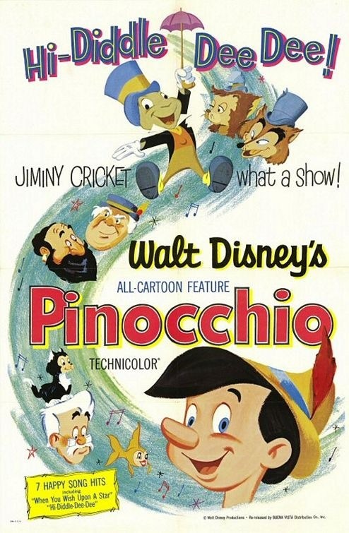 Кроме трейлера фильма Colonel Heeza Liar at the Front, есть описание Пиноккио.
